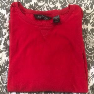 Red soft pijama shirt. Only worn once.